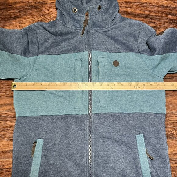 Kazane Hoodied Jacket Blue Men’s Size Medium - Picture 6 of 8